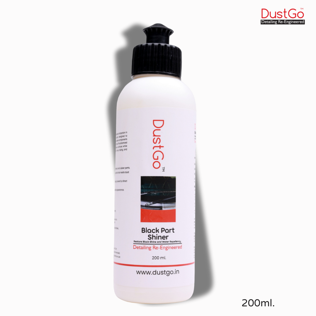 DG Black Part Shiner Long-Lasting UV Protection for Plastic & Rubber