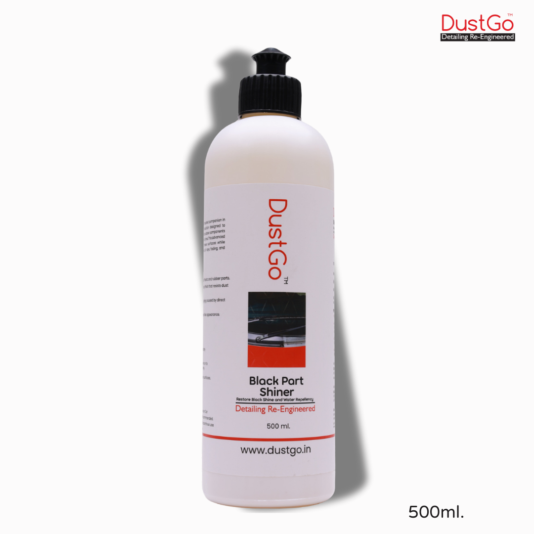DG Black Part Shiner Long-Lasting UV Protection for Plastic & Rubber