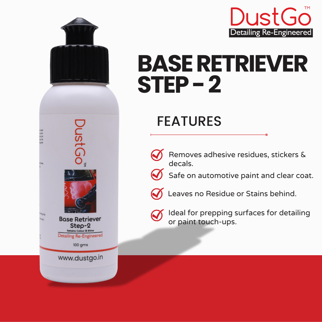 DG Base Retriever Step-2 for Clean, Pristine Surface, Premium Adhesive Remover