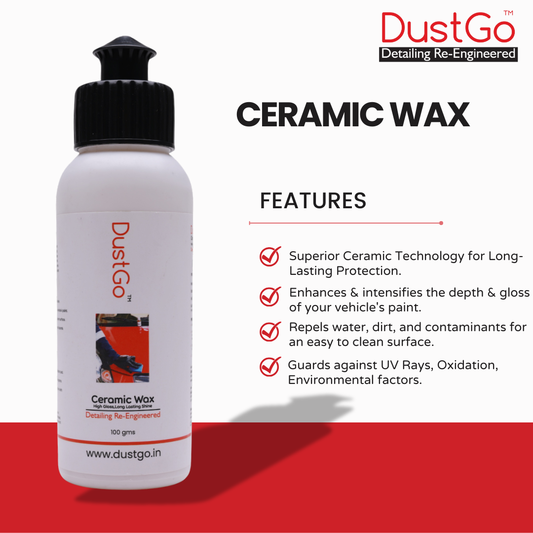 DG Ceramic Wax - Get Showroom Shine with DustGo Premium Ceramic Car Wax for Superior Paint Protection