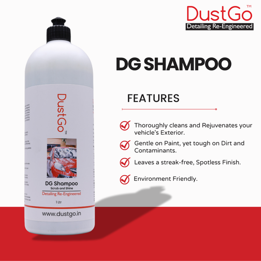 DG Shampoo Gentle Cleaning with Enhanced Shine for Your Vehicle.