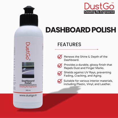 DG Dashboard Polish Long Lasting Shine & Dust Protection for Your Car Dashboard